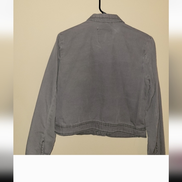 Y2K Mossimo Military Jacket with Patches - Picture 12 of 13